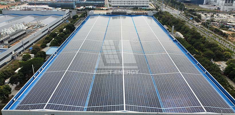 21 МВт Сямень, Китай, сонячний проект металевих дахів