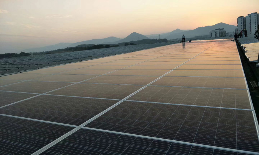 Сонячна система кріплення з плоским дахом у Китаї